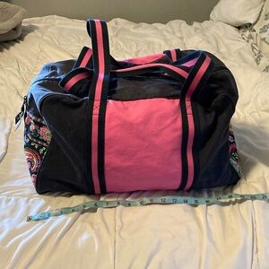 Vera Bradley paisley Pink and Black Women's Duffle